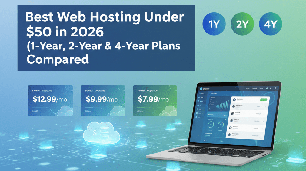 Best Web Hosting Under $50 in 2026 (1-Year, 2-Year & 4-Year Plans ...